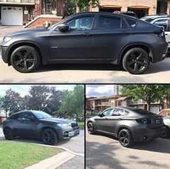 6″ x 60″ Universal Matte Black Vinyl Wrap – No Bubbles, Professional Finish