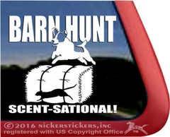 Sent-Sational! | Jack Russell Terrier JRT Barn Hunt Window Decal