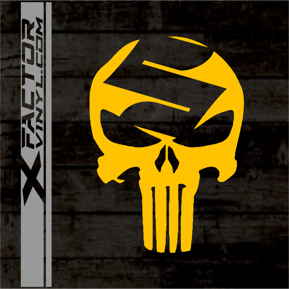 Suzuki Punishment Skull Vinyl Decal 15 color 4 size GSX RM DR King Busa M109