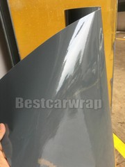 Full Roll 100FT x 5FT Grey Gloss Glossy Vinyl Film Car Wrap Sticker PVC 2 Layers