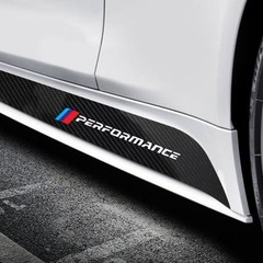 FOR BMW 1 2 3 4 5 SERIES X5X6 CARBON FIBER PATTERN MP SIDE STICKER SKIRT DECALS