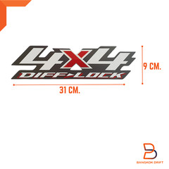 4X4 DIFF LOCK SIDE REAR BODY ADHESIVE STICKER DECAL FIT ISUZU D-MAX PICKUP 20-25