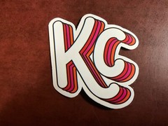 Motorcycle Sticker for Helmets or toolbox #3,656 Kansas City Chiefs