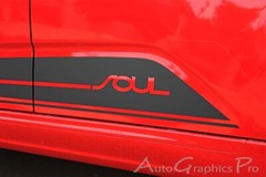 FOR 2020-2025 Kia Soul Door Stripes Body Decals SOUL ROCKERS Vinyl Graphics