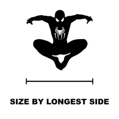 Spider-Man Vinyl Decal Sticker | Classic Superhero Car Window Laptop Waterproof