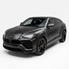 36″ x 60″ Premium Matte Flat Forged Carbon Fiber Vinyl Wrap Film Black 3ft x 5ft