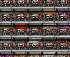 Camo Rocker Panel Wap Chameleon Orange Decal Truck Side Camouflage Vinyl A47RP#2