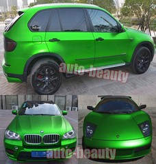 Entire Car Wrap Metallic Matte Chrome Green Satin Vinyl Sticker 50FT x 5FT ACAC