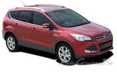 Vinyl Graphics RUNAROUND Upper Body Stripes 3M Decals 2013-2019 Ford Escape