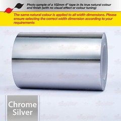 6″ Roll Vinyl Pinstriping Pin Stripe Line Tape Decal Sticker 152mm CHROME SILVER