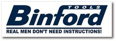 BINFORD TOOLS Blue Tool Box Car Decal Bumper Sticker High Quality Man Cave