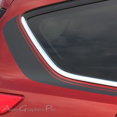 Vinyl Graphics RUNAROUND Upper Body Stripes 3M Decals 2013-2019 Ford Escape
