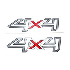 Bedside Sticker Decal 4×4 Silver Trim Silver For Ford Ranger Mc 2015 2018