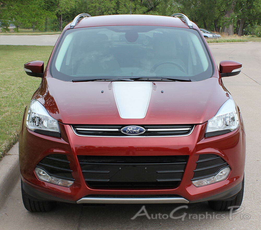2013-2019 Ford Escape Vinyl Graphics CAPTURE Hood Stripes 3M Pro Decals