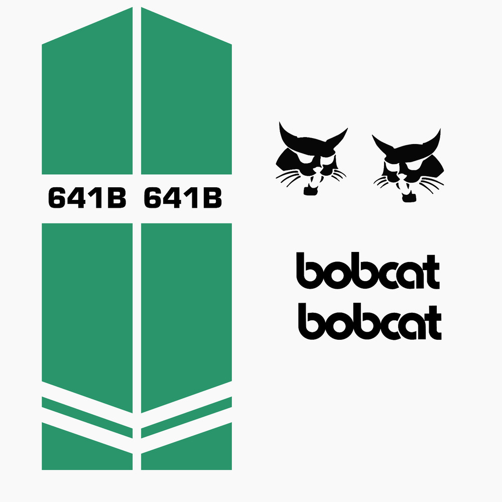 Fits Bobcat 641B Decals Stickers kit Repro Aftermarket Decal kit Premium Vinyl