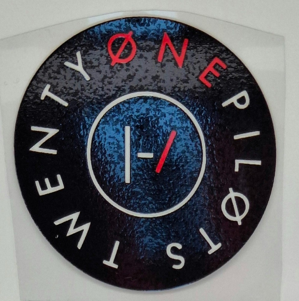Twenty One Pilots Circle Logos UV DTF Decal | Waterproof Durable | For Vehicles+