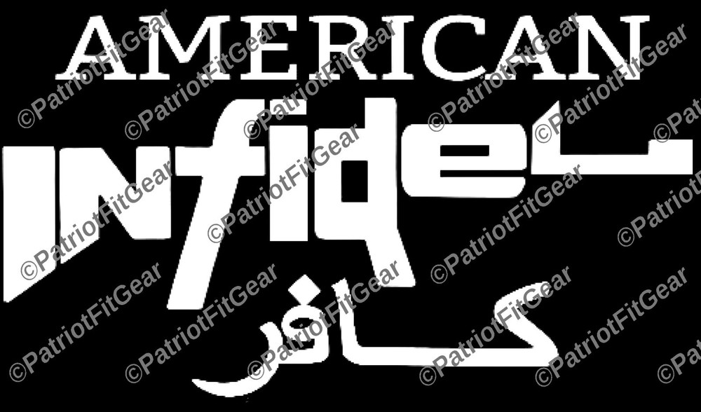 American Infidel,In God We Trust,Dont tread on me,Military,Custom Vinyl Decal