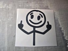 Fuck-off Funny Diecut Decal Sticker Car Truck Window you off Vinyl 2.0
