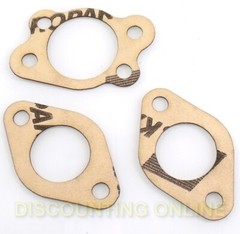 USA MADE, 3PC CARBURETOR GASKET KIT FITS 26725G01 EZGO 1991 & UP GAS GOLF CART