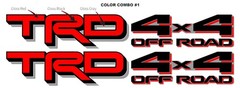 TRD 4X4 Off Road New Style 2024+ Bed Decals Stickers, Fits Toyota Tacoma, Tundra