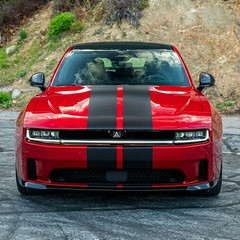 10″ PLAIN Rally Racing Stripe Graphics Set FIT 2025 – Up Charger 2 and 4 door