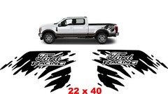 Bed side MUD Splash. Compatible with Ford F Series trucks all years . Bed X2