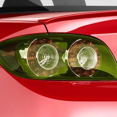 Neon Yellow Gloss Light Headlight Taillight Fog Light Tint Film Vinyl Sticker