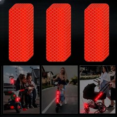 Reflective Stickers 20Pcs Self-Adhesive Reflective Strip Reflective Tape for Car