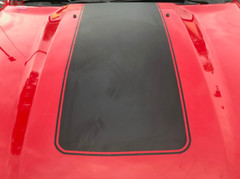 Fits Dodge Ram 1500 Center Hood Stripes Vinyl Graphics 3M Decals Stickers 09-18