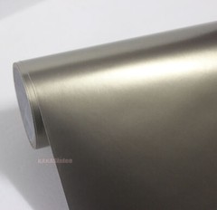 Air Release Car Satin Chrome Glitter Pearl Metal Vinyl Wrap Sticker Dark Gold AB
