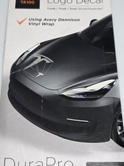 Spigen DuraPro EZ Fit Tesla Logo Decal Model 3 Car Emblem Overlay ACPO2668