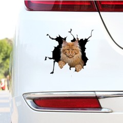 3D Cat Sticker Vinyl Window Decal Accessories For Car Truck Exterior Decoration