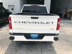 2019-2026 CHEVROLET SILVERADO TAILGATE VINYL LETTERING DECALS STICKERS GRAPHICS