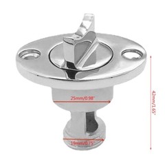 Stainless Steel Drain Plug Bung Hole Drainage Marine Dinghy Garboard