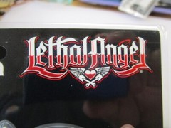 2 PACK LETHAL THREAT TATTOO ROSE GLITTER VINYL DECAL STICKER 6″x7″ LT88734