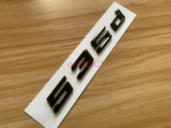 Gloss Black 3D ABS Letters Trunk 535d Emblem Rear Badge for BMW 2017-2022 535d