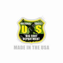 Roosevelt National Forest Colorado Sticker Bigfoot Souvenir Waterproof 2 Pack