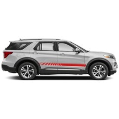 Lower rocker side stripes graphics decals compatible with Ford Explorer