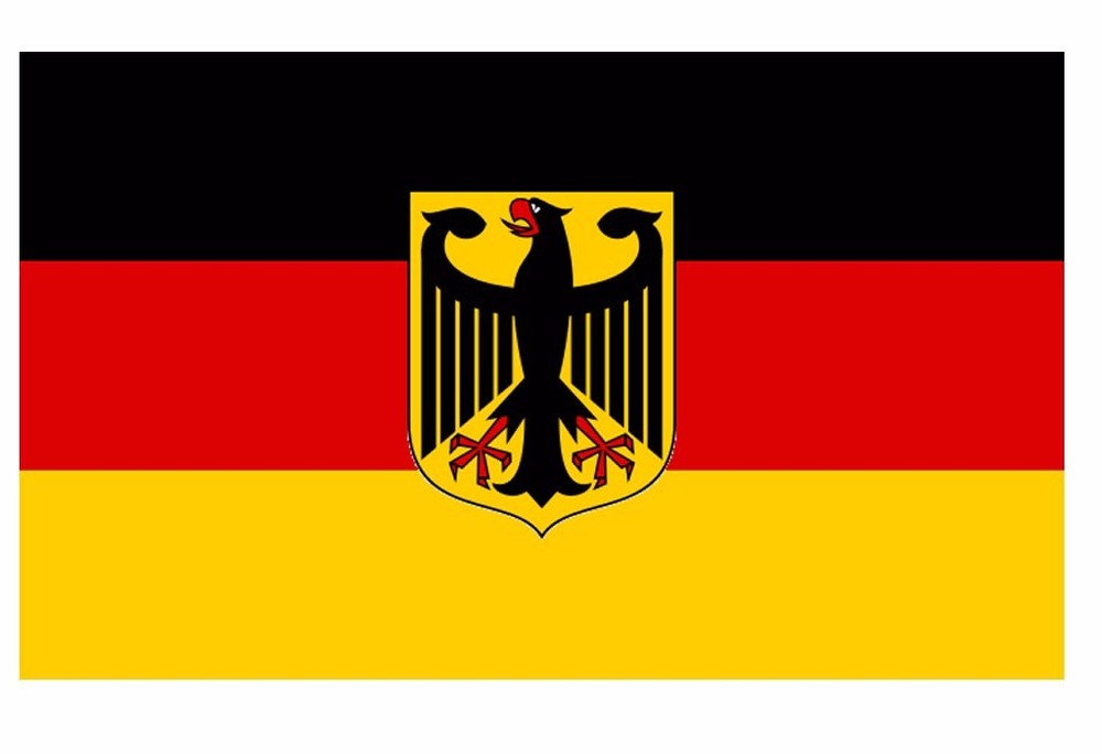 5” German Flag Coat of Arms Eagle Sticker Die Cut Decal Vinyl Germany