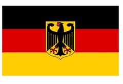 5” German Flag Coat of Arms Eagle Sticker Die Cut Decal Vinyl Germany