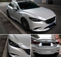 Full Roll 65FT x 5FT White Metallic Satin Pearl Chrome Vinyl Wrap Car Sticker US
