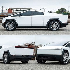 Cybertruck DIY PreCut PPF Paint Protection Film Wrap Change Gloss Crystal White