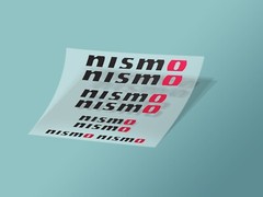 8pcs Nissan Nismo Caliper Decal Stickers, Die-Cut Vinyl Decal Sticker