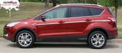 2013-2019 Ford Escape OUTBREAK Mid-Body Line Vinyl Graphics Stripes Decal