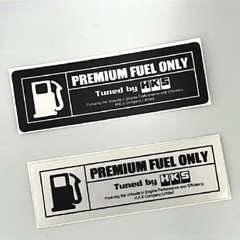 JDM Premium Fuel Only High Performance Tuning Gas Tank Cap Vinyl Decal BFM030