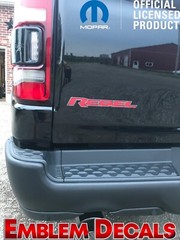 Ram 1500 DT REBEL TAILGATE COMBO Decal Overlay Decal 19 2020 2021 2022 2023 24
