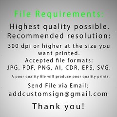 Custom Printed Vehicle Decal, Full Color Laminated, Your Business Logo