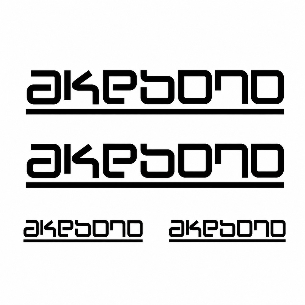 Akebono Brake Caliper Decal Sticker Set –(Set of 4)