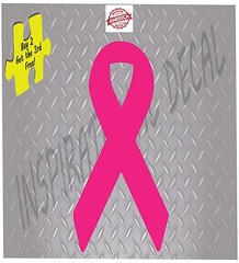 Breast Cancer Awareness Pink Ribbon Decal Sticker 3.5″ x 6.0″ Buy 2 Get 3 p294