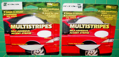 72′ Vinyl Pin Stripe White 3/16″ Multi-Line Car Tape Decal Stickers NOS USA